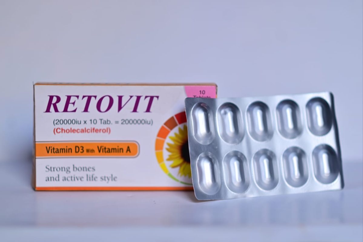 Retovit – Vitamin D3 + A Formula for Bone Strength & Immunity Boost